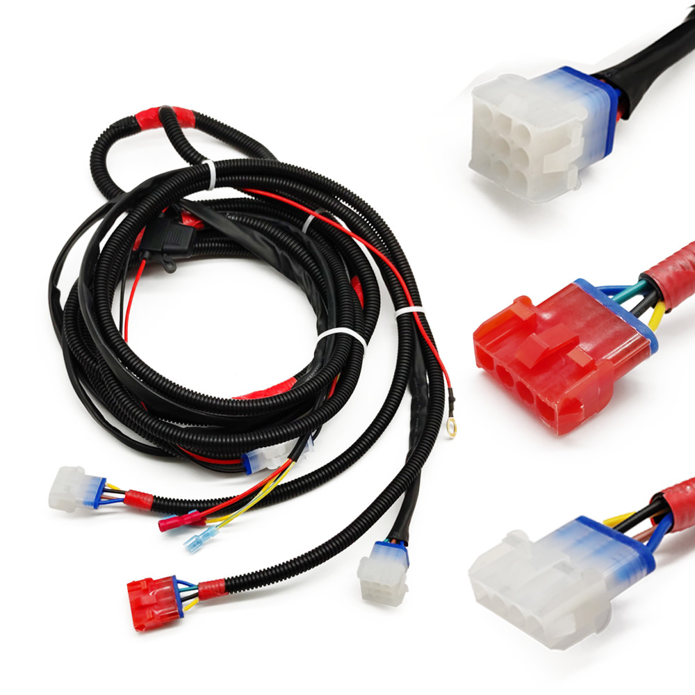 32AWG Auto Electrical Wiring Harness Customized Loom Cable Assembly 50mm2