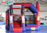 Commercial Inflatable Bouncy Castle Fire Truck Inflatable Bounce House With
