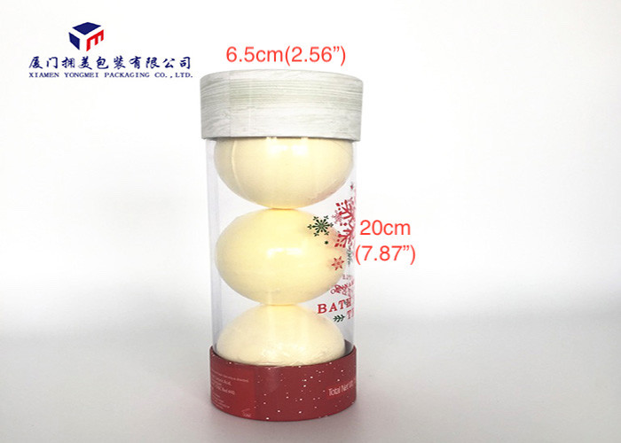 Light Weight Plastic Cylinder Packaging Tubes Hard Paper Covers Easily Assembled