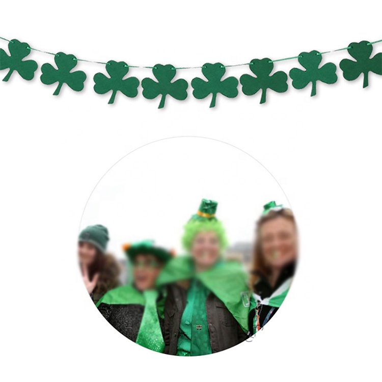 Wholesale Irish Festival Street Hat St. Patrick's Day Shamrock Green Top Hat