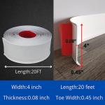 Flooring Accessories Decoration 4" 6" Self Adhesive Vinyl Wall Base PVC Skirting