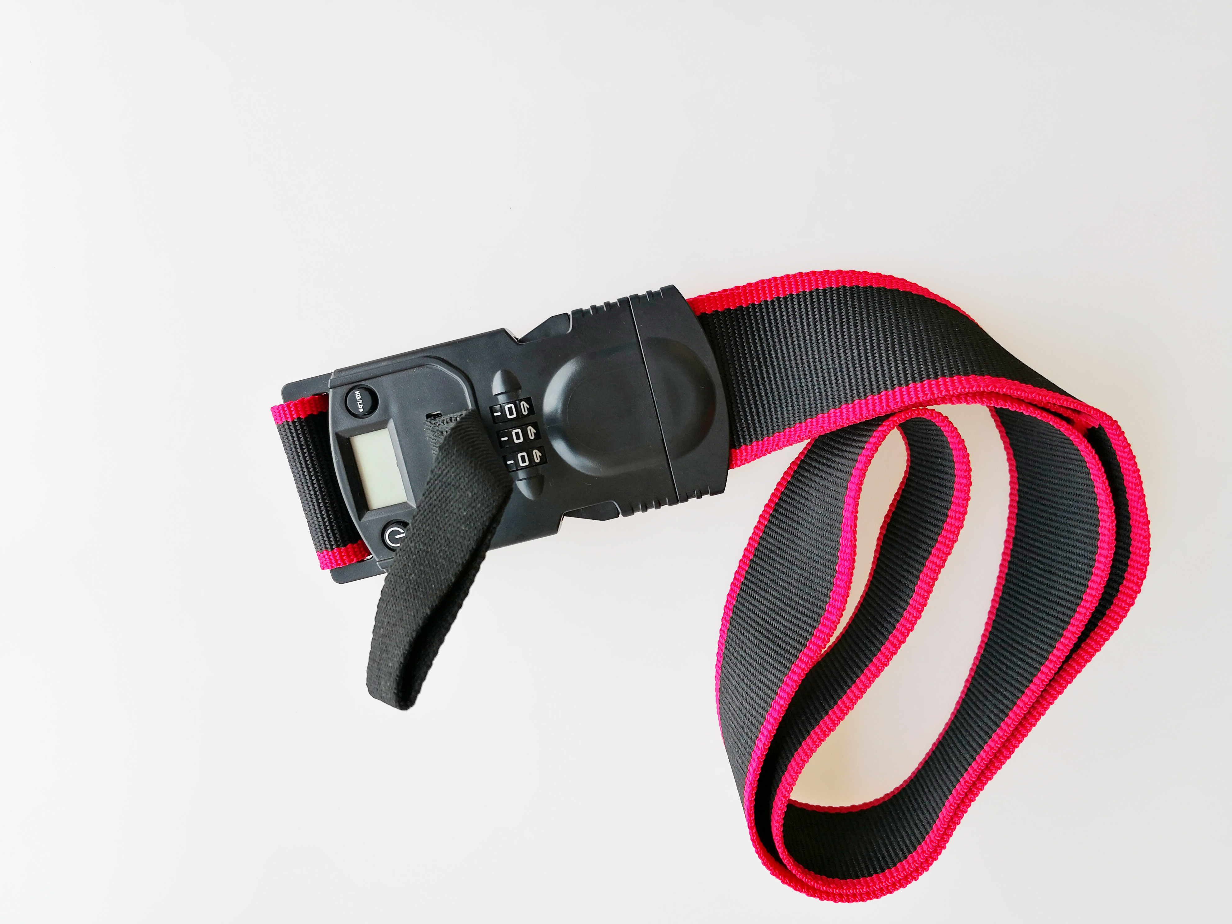 TSA319 Luggage Straps And Locks , 3 Dials Suitcase Belt Lock PC Material