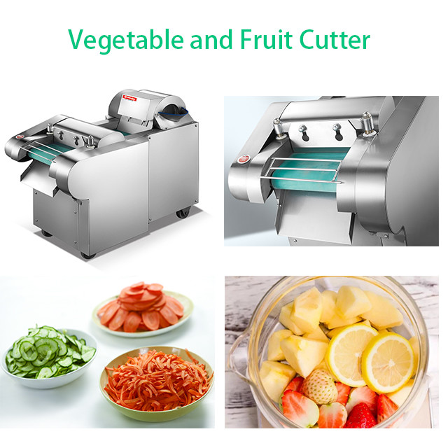 YQC660 Industrial Electric Vegetable Cutting Machine 300-440r/min 95kg For Onion Carrot