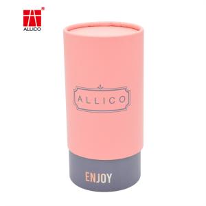 China Paperboard Cylinder Packaging Tubes , Biodegrade Coffee Packaging Boxes Matt Varnish wholesale