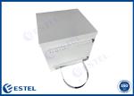 Anti Theft 9U 600mm Height Pole Mount Weatherproof Enclosure