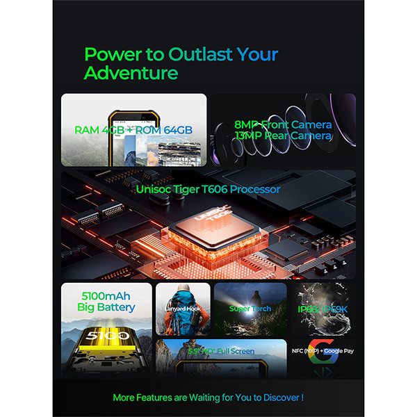 Custom BEIDOU Android Rugged Mobile Phones Lightweight
