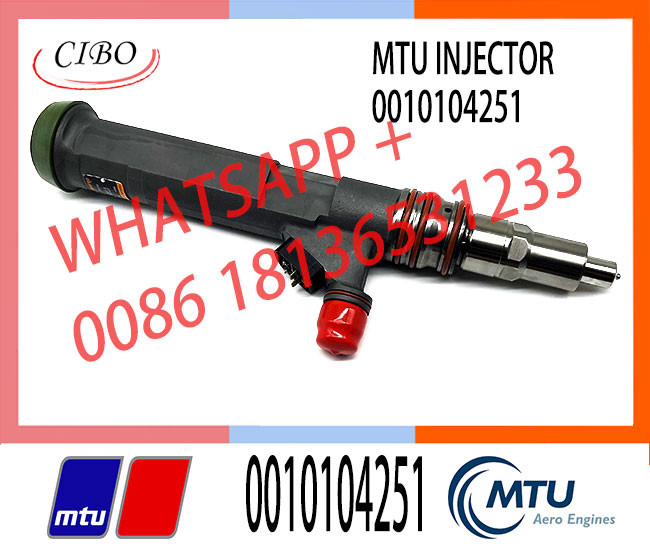 Remanufactured High Quality Fuel Injector 0010104251 for MTU 1600 diesel engine fuel injector VTO-B160BM 0010104251/71