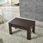 square Dark Brown 15KG Solid Wood Coffee Tables