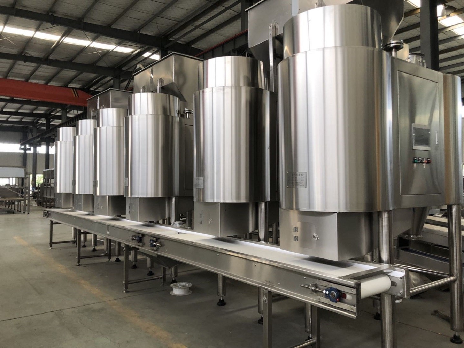 Automatic 304 Stainless Steel Air Peanut Blanching Machine Air Peeling Machine