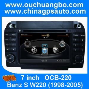 China Ouchuangbo S100 Platform In-dash Car Radio Mercedes Benz S W220 1998-2005 GPS Navigator USB SD TV MP3 1080P Phone wholesale