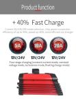 65W 12V 24V 5A 10A 20A DC AGM Sealed Lead Acid Battery Charger For Cars