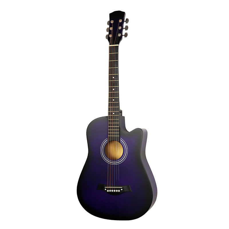 China Guitars for Sale 6 String 38 inch Acoustic Guitar 40" Advancing Student Cutaway Acoustic Electric Guitar(AF238CE)