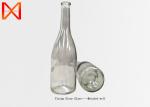 wholesale frosted flint glass customized wine bottles