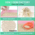 Original Pure Tofu Cat Litter 100% Environmental Protection Natural Flushable
