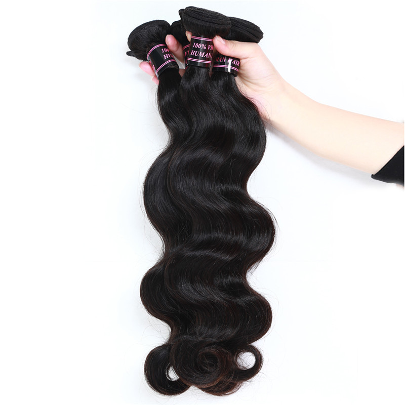 cheap virgin Brazilian Malaysian Indian remy machine double weft hair