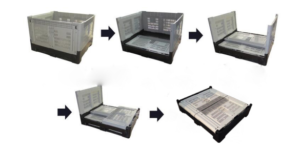 2019 New Plastic collapsible Bulk Containers for food