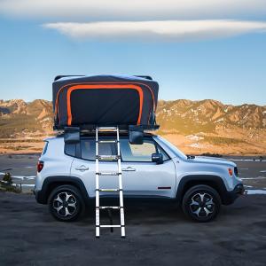 China 210*120cm Roof Top Two Bedrooms Aluminium Hard Shell Car Awning Tent wholesale