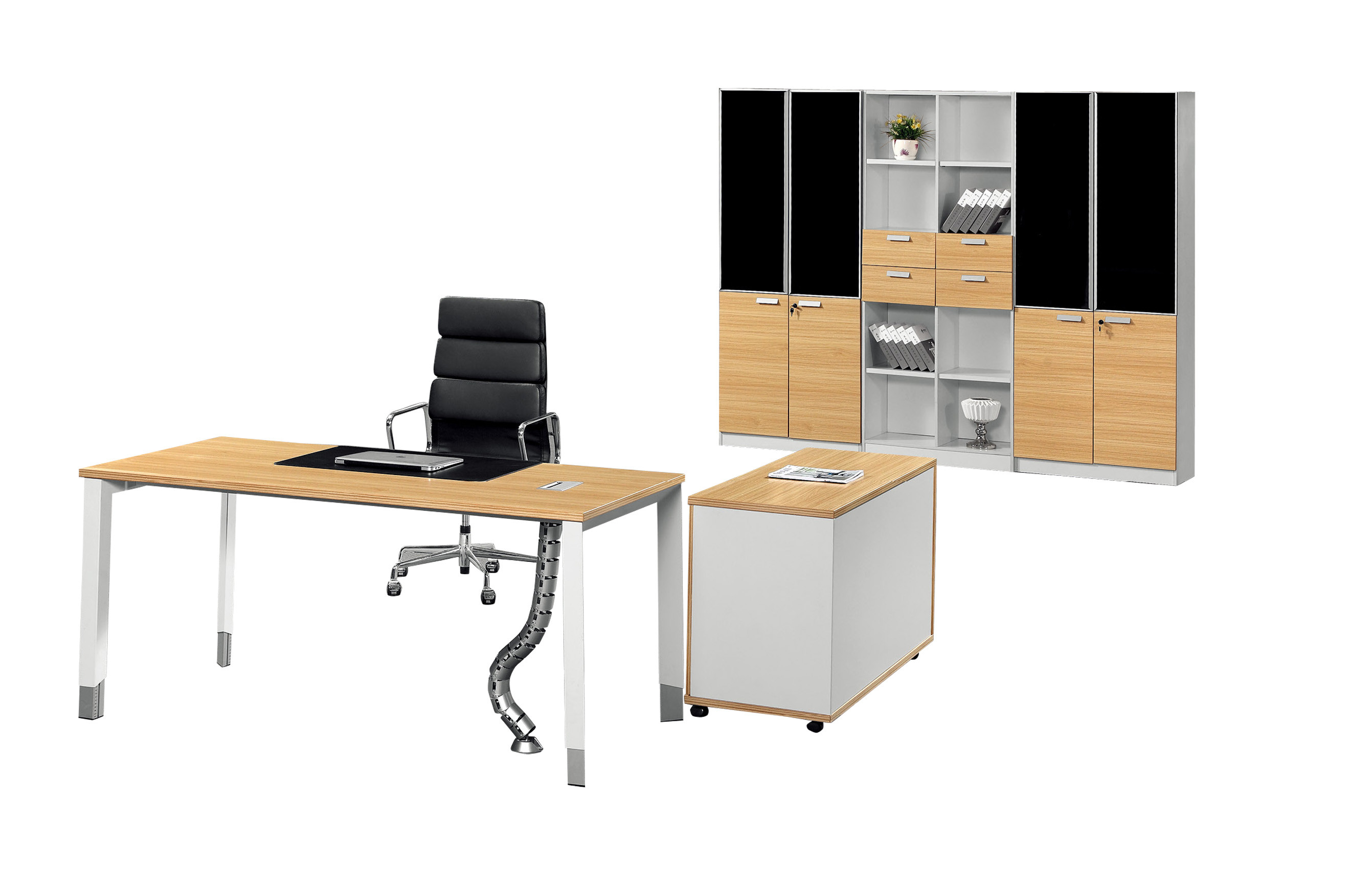Modern Systems Furniture Office Manager Desk Executive Desks Panel Design MDF