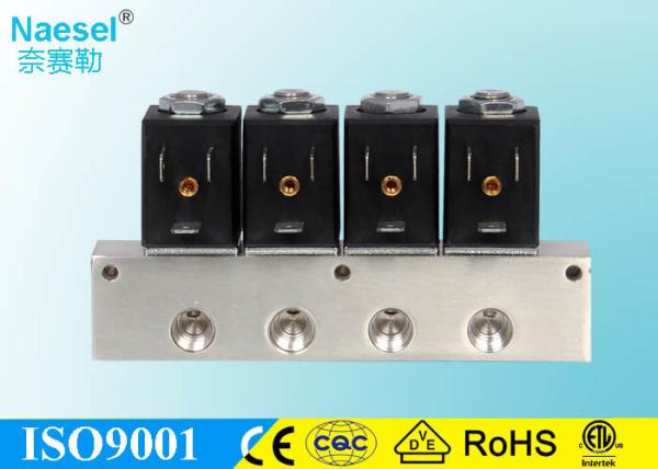 Stainless Steel 1 Inch Plastic Solenoid Valve , Multi Unit Installation Air