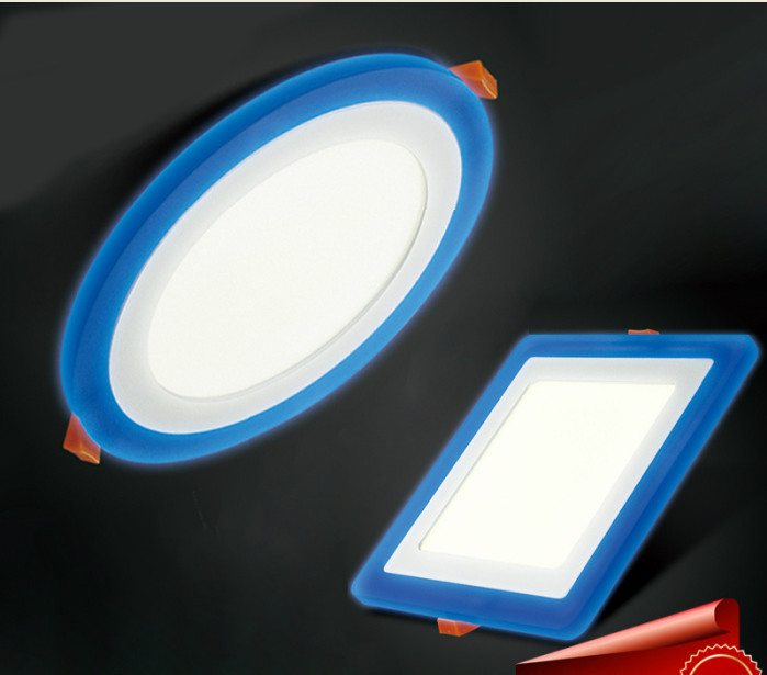145mm Diameter LED Ceiling Light Lumen 90LM/W And 6+3W Lace Two Color Panel