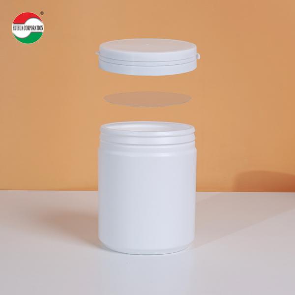 1250ML Recyclable And Damp-Proof Clear Plastic Cylinder For HDPE Bottle Health Nutritional Products HMD1250-96