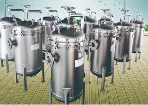 China Food Grade Multi Bag Filter Housing , Liquid Bag Filter Housing BTM Series wholesale