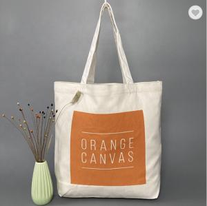 China 12oz 10oz Women's Cotton Fabric Bag Large Promotion Canvas Shoulder Bag For Wine wholesale