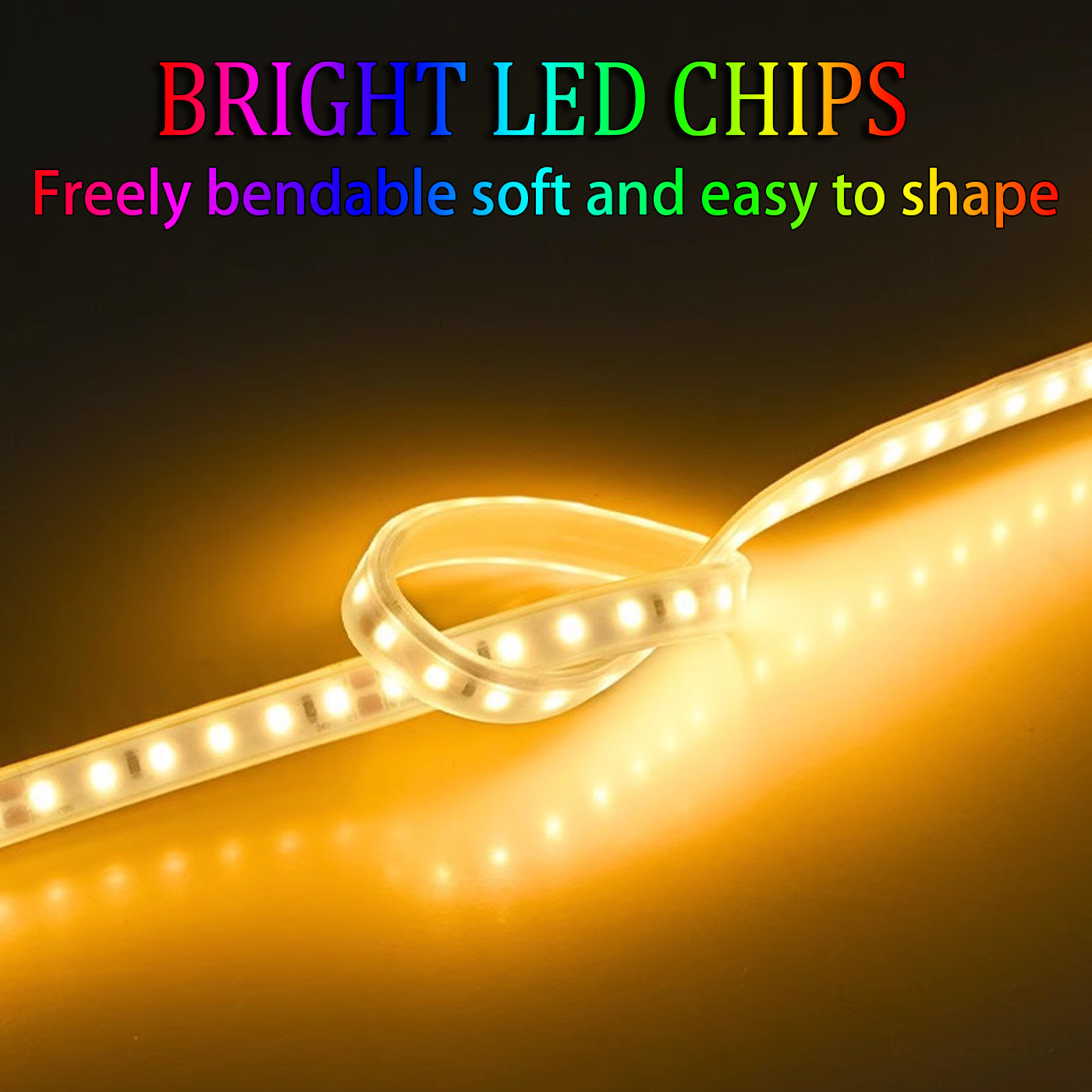 24V Low Voltage Bare Board Led Light Strip Self-Adhesive Light Trough 20 Meters No Voltage Drop 12V Three-Color Soft Light Strip Linear Light Source
