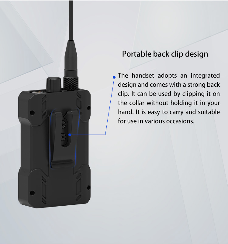 8-Channel Intercom Radio Communication Wireless Call System with Tally Light and Long Range