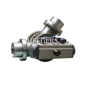 China Pipe Fitting 4 Inches Plug Diverter Valve Starch Conveying wholesale