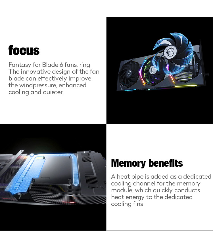 Smart Learning Computert Graphics Card GeForce RTX 3080 Ti SUPRIM X 12G