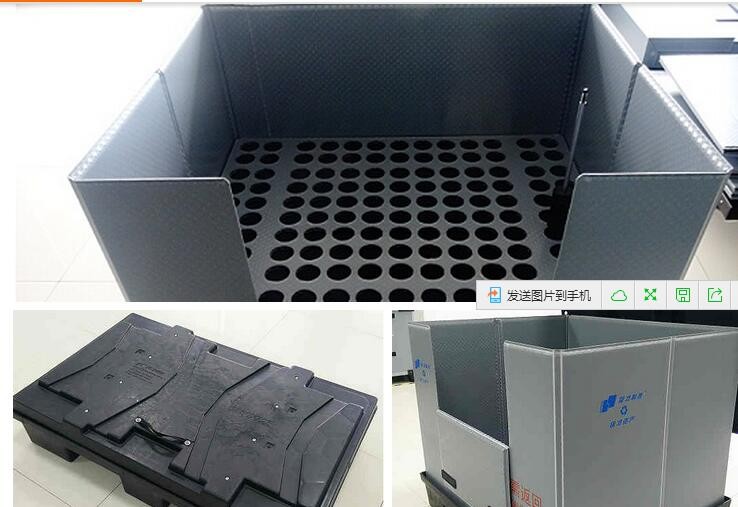Custom Size HDPE collapsible pallet vented storage foldable plastic pallet box for agriculture