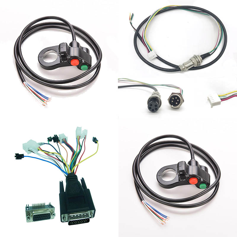 Customized Length SCSI D-sub DB9 Cables with 25 50 Pin Centronics Male Female Connectors