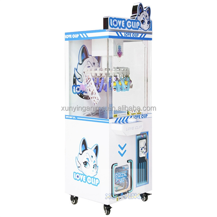 Indoor Coin Game Machine Mini Clip Arcade Prize Machine 230V