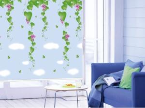 China Printed roller blinds fabric wholesale