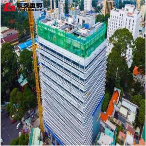 China Multi Storey Steel Modular Prefab Office Buildings , Modern Steel Apartment Building wholesale