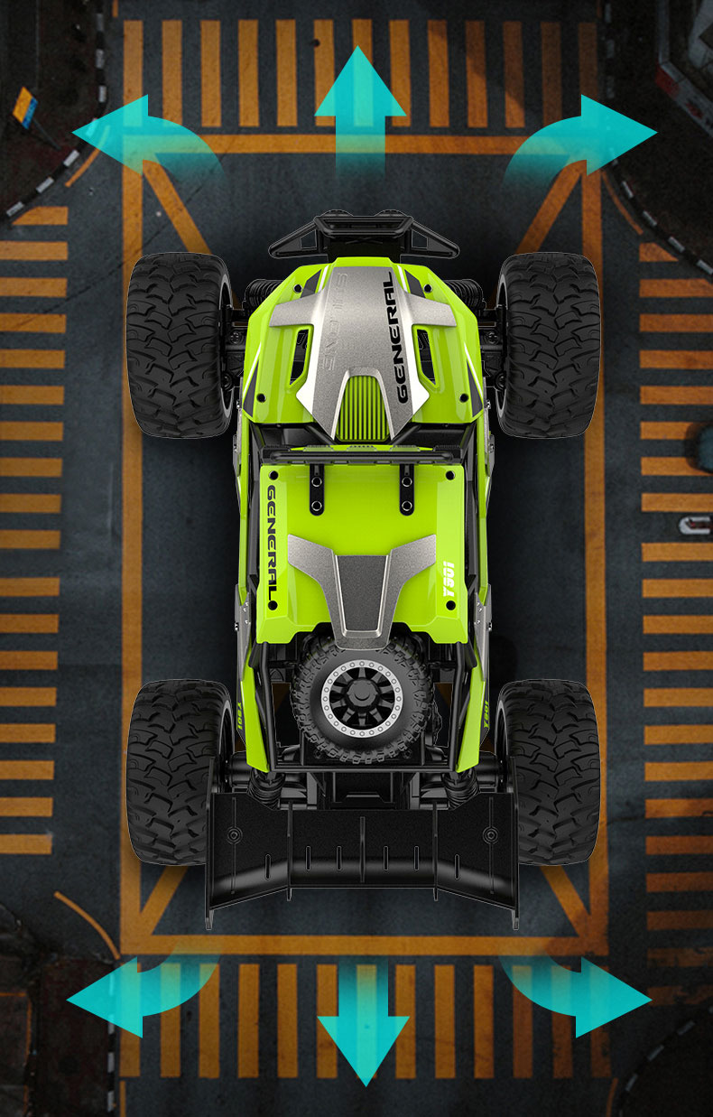 RC Racing Car Toy 1 14 Alloy Remote Control Vehicle for Mountain Off-Road Climbing