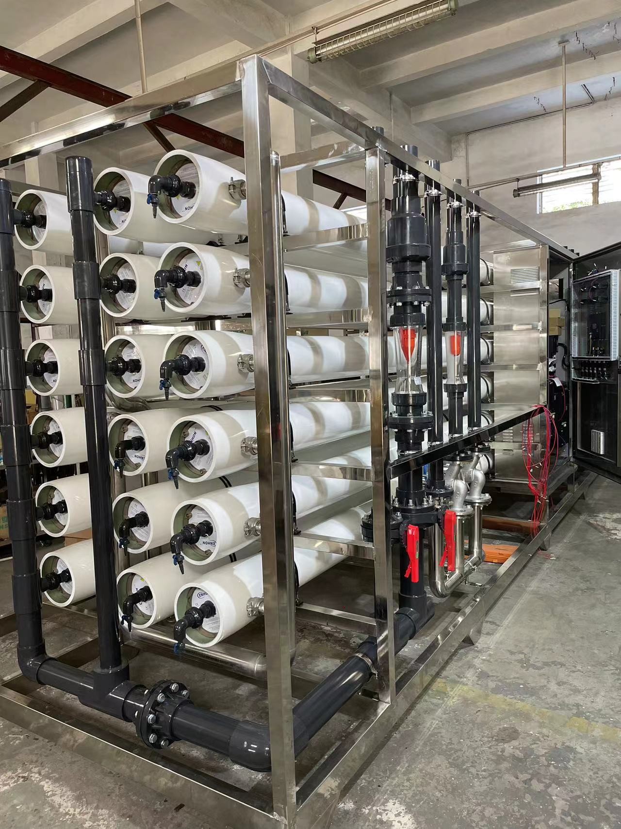 Stainless Steel PLC Reverse Osmosis Plant 70m3/H Auto Control