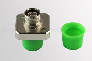 China Simplex Fiber Optic Adapter Green -40℃ to 85℃ Operating Temperature wholesale