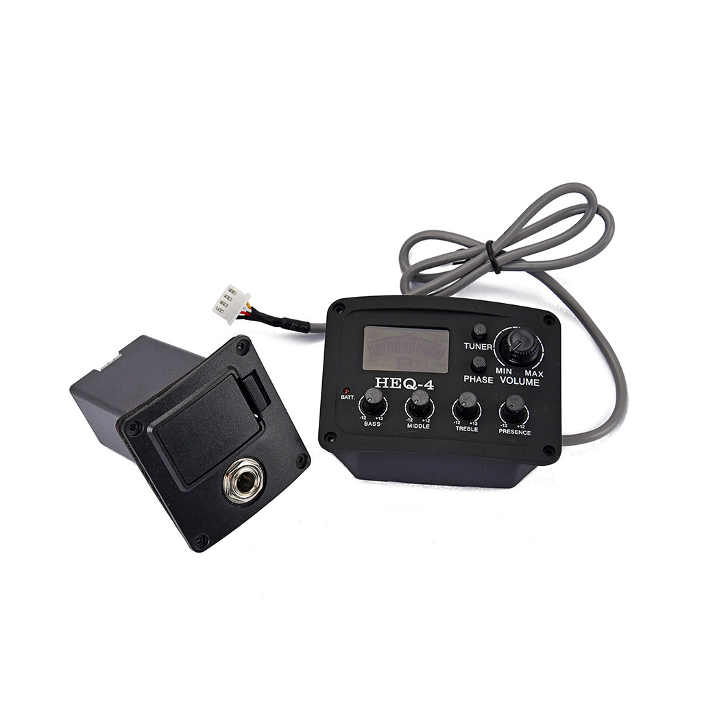 5 Band Electric Guitar Equalizer EQ Pickup Digital Procedding Tuner