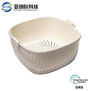 China White Plastic Injection Molding Assembly drainage basket wholesale