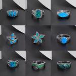 Natural Gemstone Quartz Adjustable Sterling Opal Jewelry 925 Sterling Silver