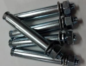 China High Standard Expansion Anchor Bolt Carbon Steel With Coarse / Fine Pitch wholesale