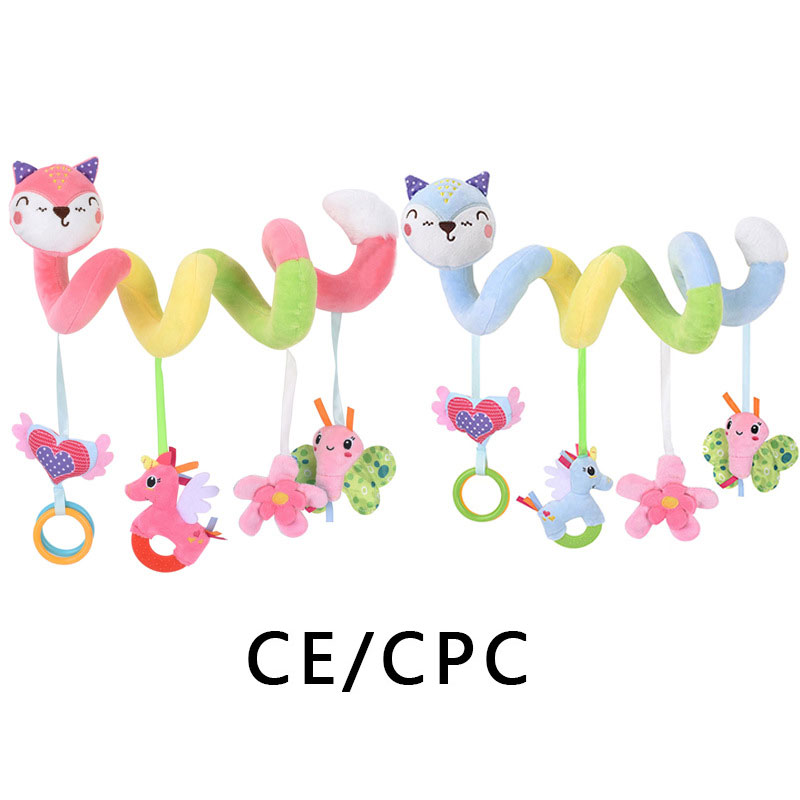 Unisex Bed Hanging Newborn Crib Plush Cart Baby Hand Pushed Lathe Winding And Parts Toy