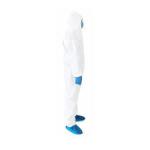 3xl Xxxl 50gsm Disposable Acid Resistant Suit Ppe Overalls All In One Chemical