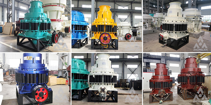 Jiaozuo zhongxin spring stone cone crusher in factory stone crashing machine