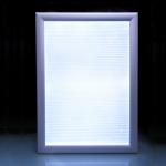 ROHS Clip Outdoor Led Light Box Signage Clear White