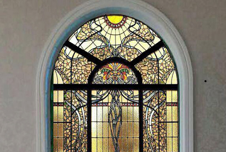 Customized Stained Glass Windows Decorative Glass simple beautiful