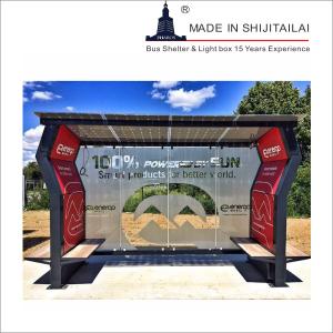 China Waterproof Double Side 160mm SS304 Modern Bus Shelter wholesale