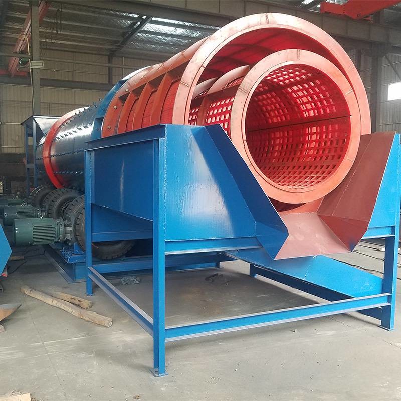 Cylindrical Stone Washing Industrial Sand And Gravel Screen Separator Equipment
